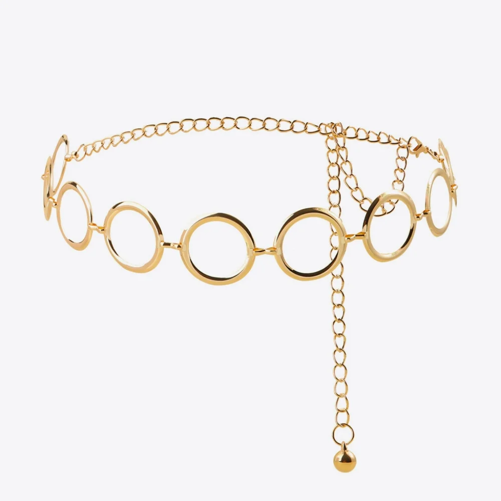 Adjustable Circle Ring Chain Belt